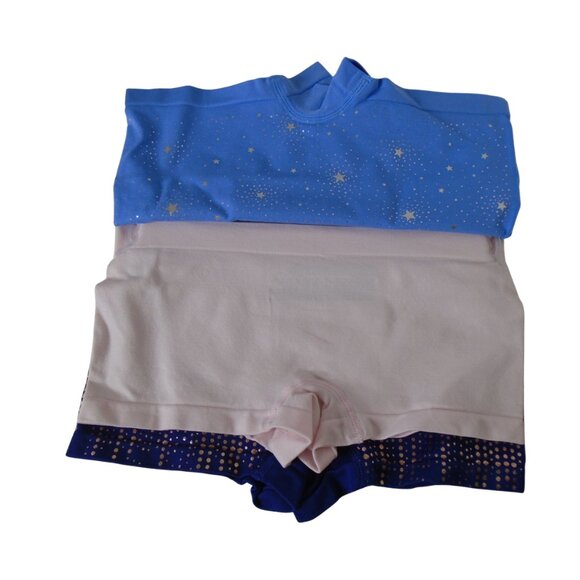 More Than Magic Girlshorts Size Small Pack of 3 Blues and Pink - Picture 4 of 4